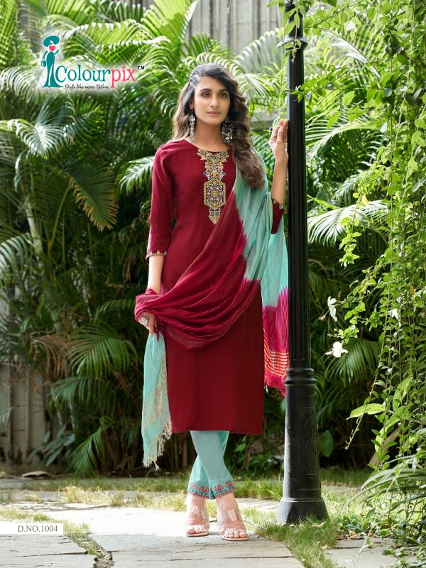 Colourpix Mahi Vol 1 Fancy Viscose Kurti With Bottom Dupatta Collection